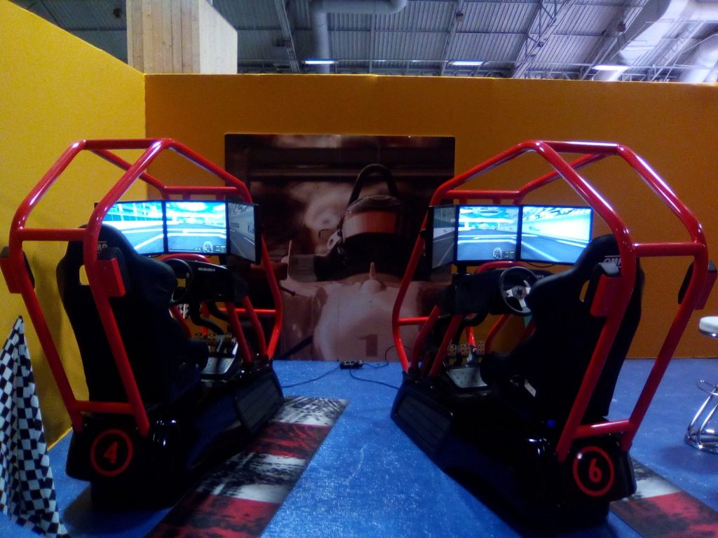 Simulateur statique F1, GT, Rallye